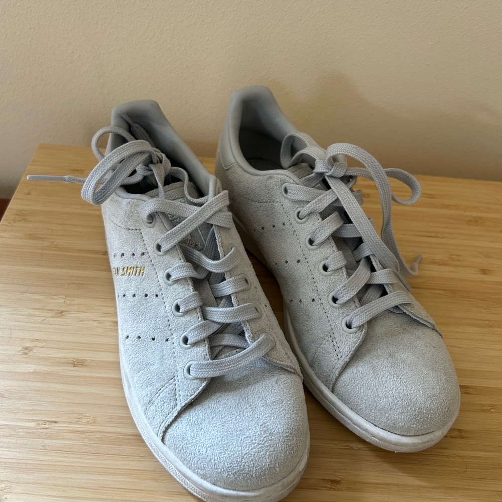 Adidas Light Gray Stan Smith Sneakers